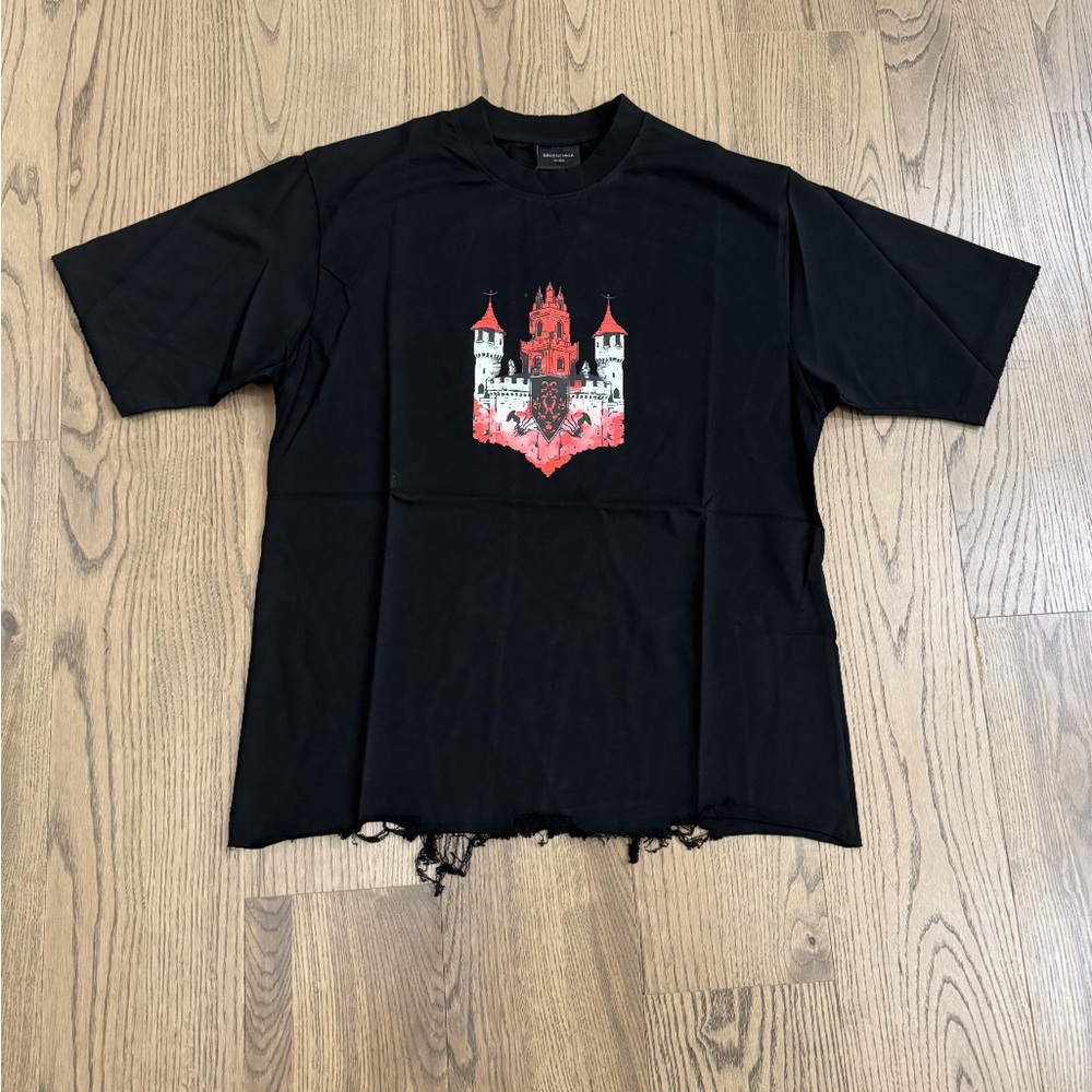 Balenciaga castle t shirt
